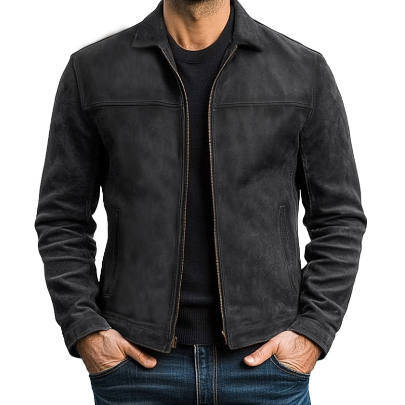 Men's Zip-Up Long Sleeve Jacket