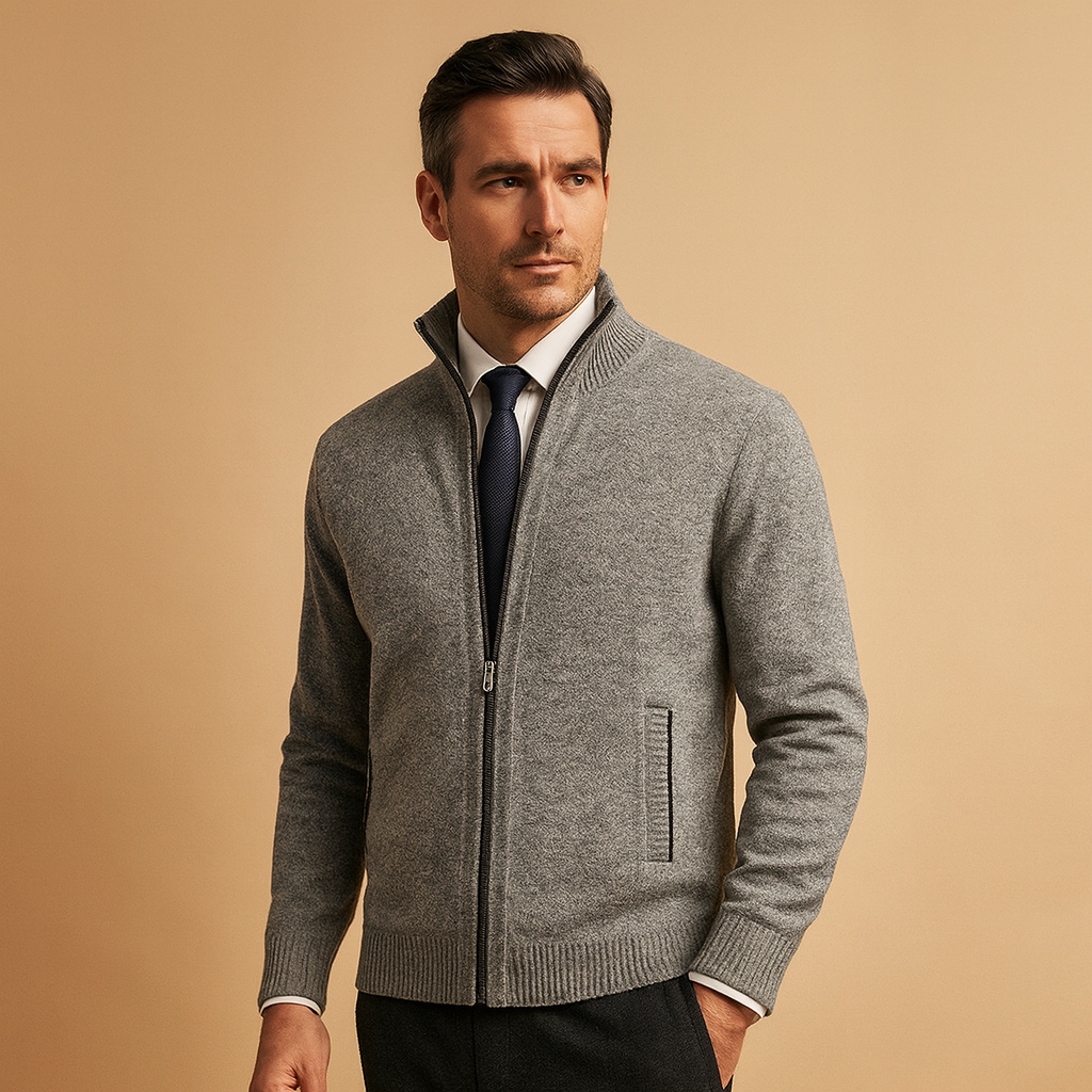 Men's Zipped Cardigan