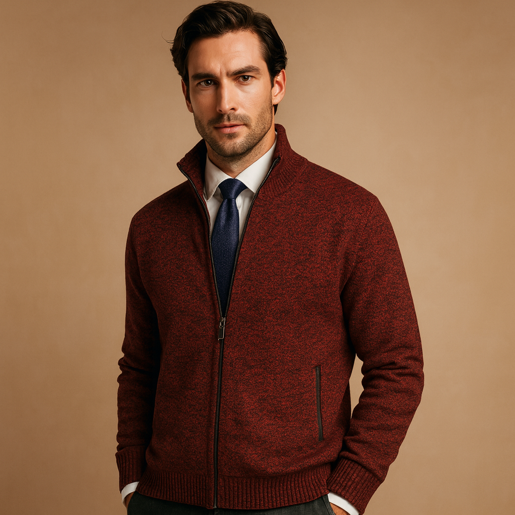 Men's Zipped Cardigan
