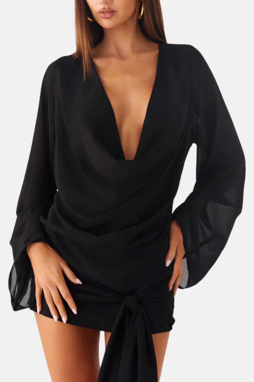 Image of Meredith | Women's Long Sleeve Mini Dress