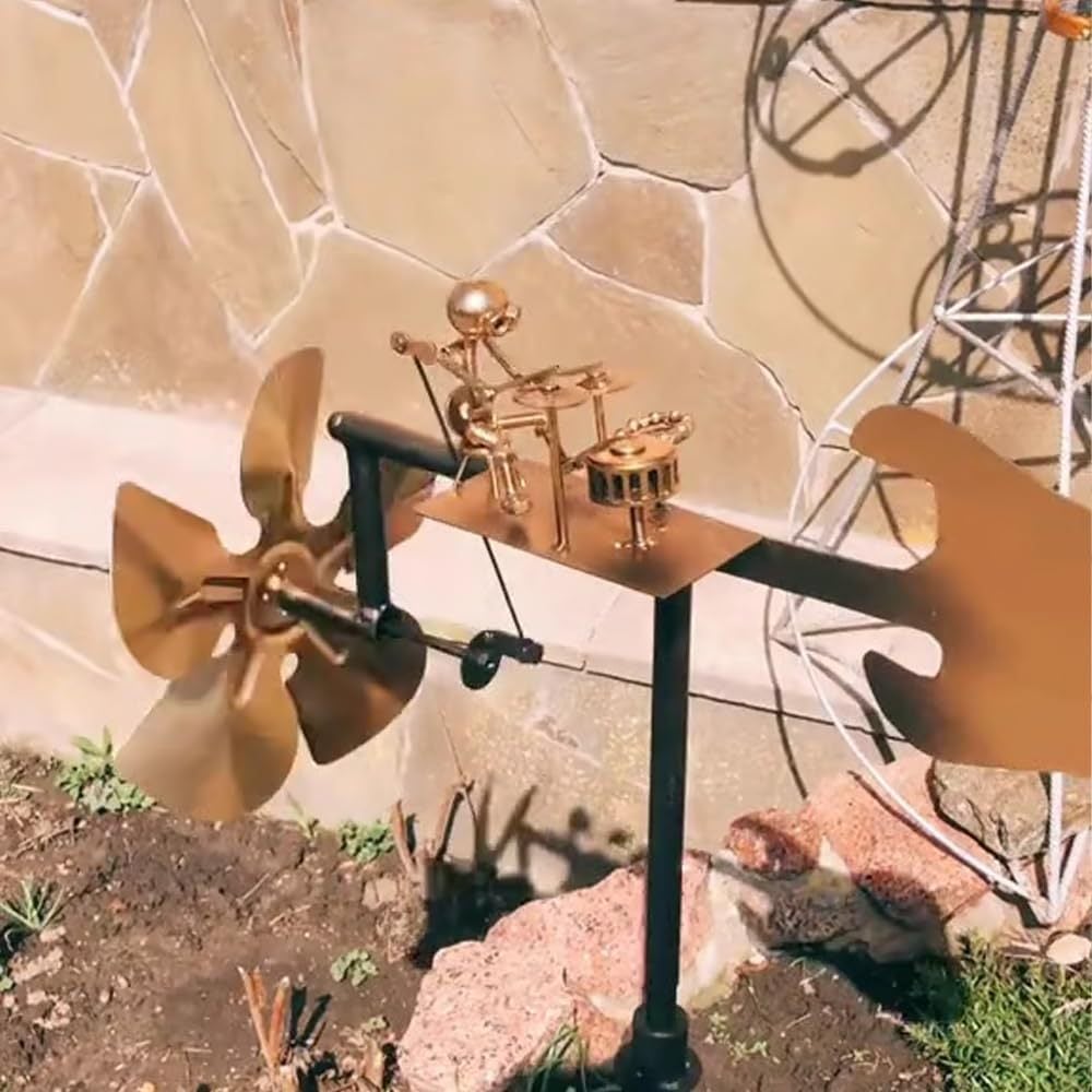 Metal Wind Wheel "Rock Band"