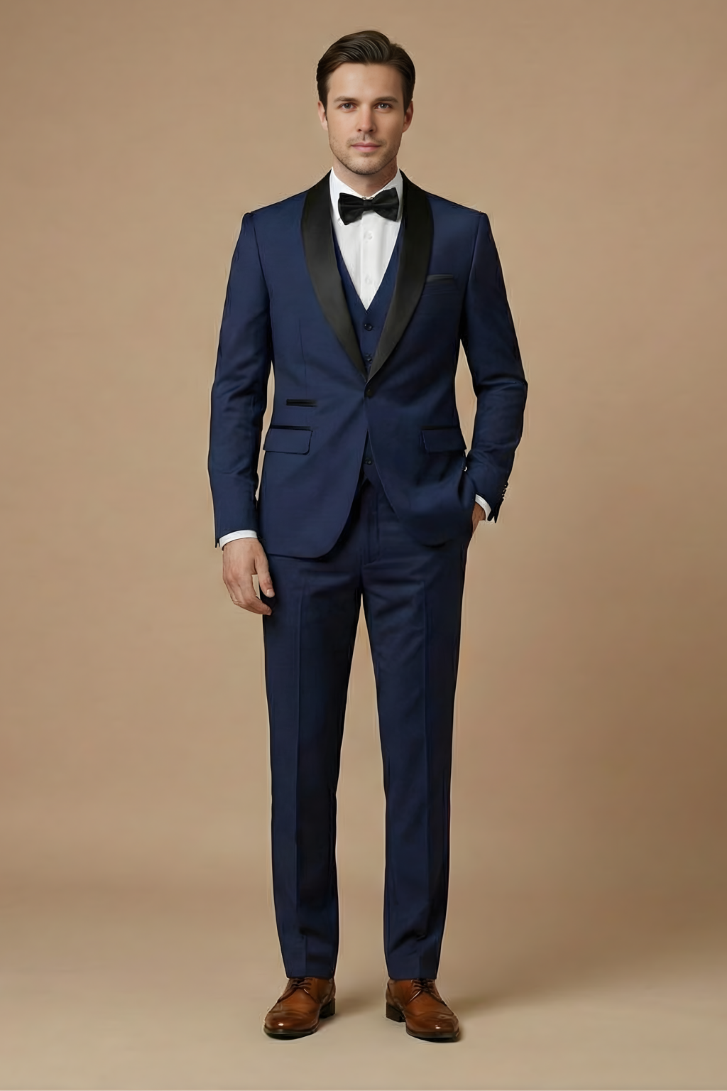 Image of Micah | Men's Slim-Fit Tuxedo Suit