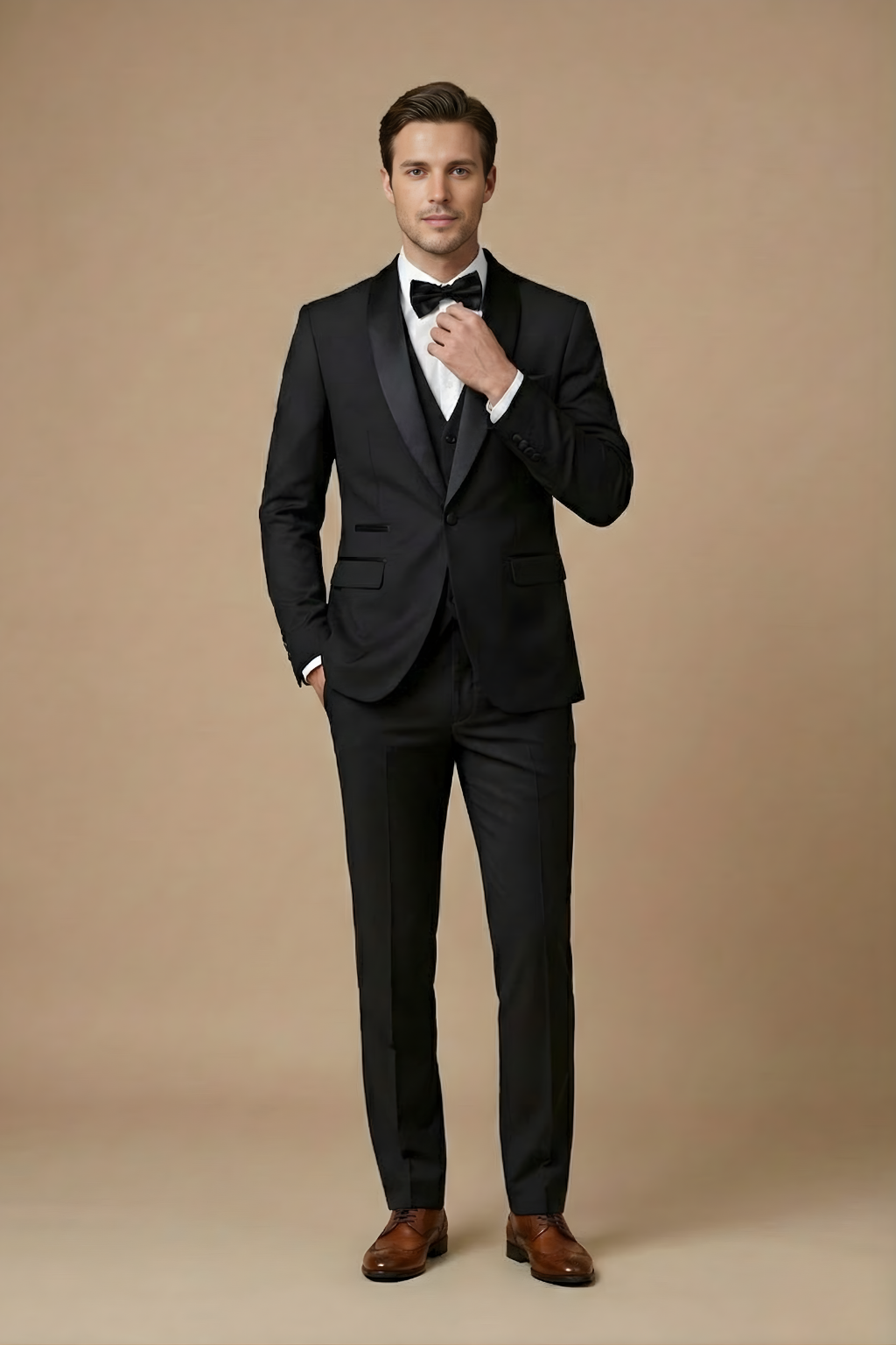 Image of Micah | Men's Slim-Fit Tuxedo Suit