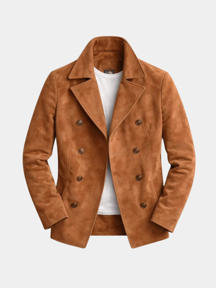 Image of Michael | Men's Double-Breasted Pea Coat