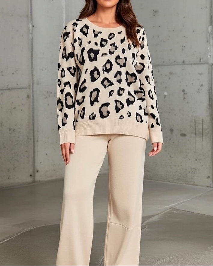 Image of Miley | Women's Relaxed Fit Sweater Two-Piece Set