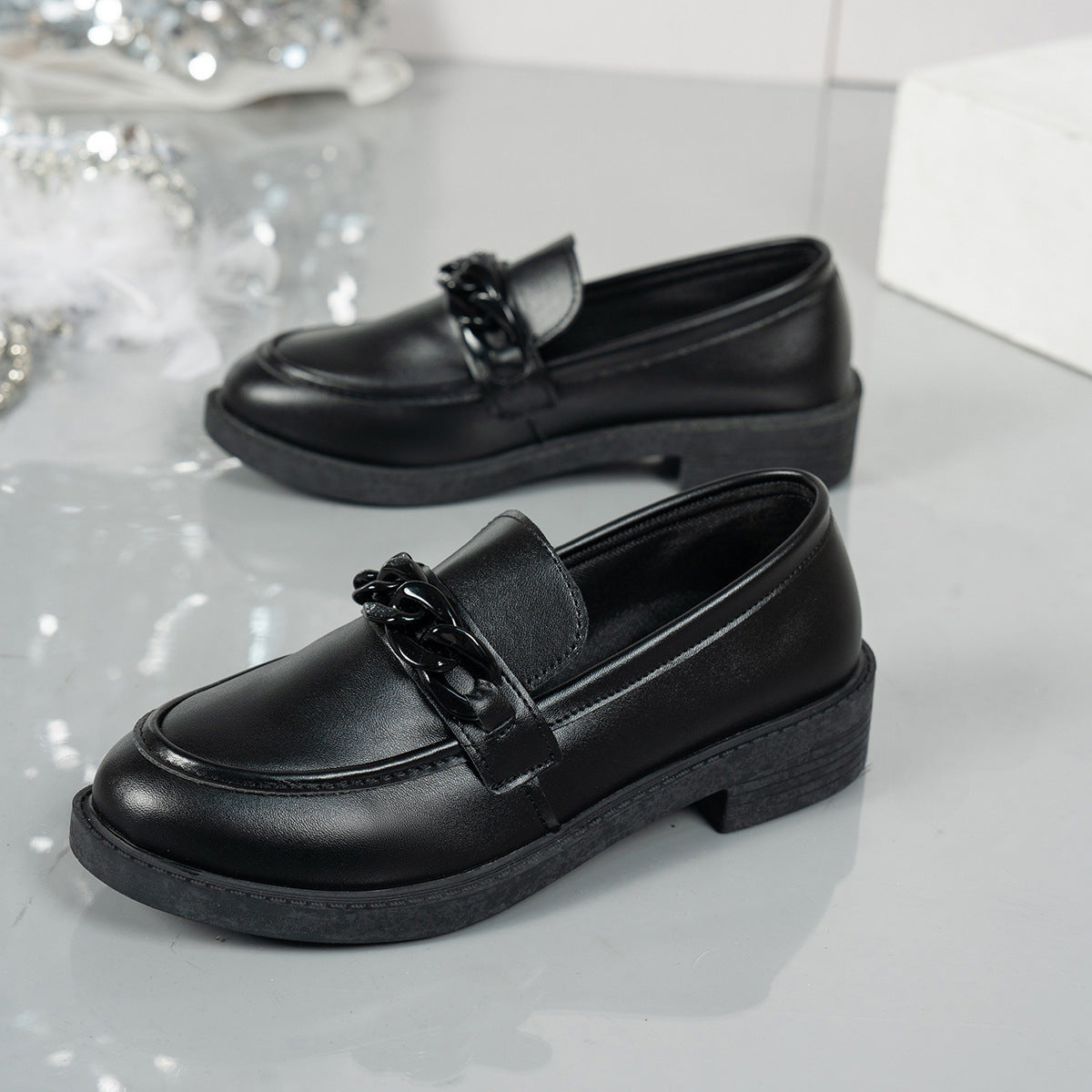 Image of Miley | Women's Slip-On Chunky Sole Loafers
