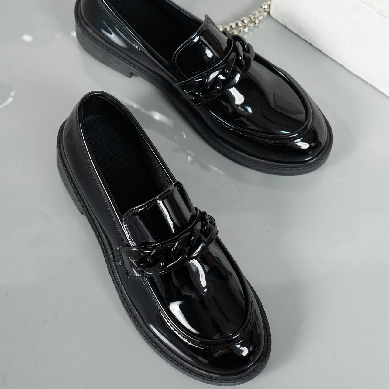 Image of Miley | Women's Slip-On Chunky Sole Loafers