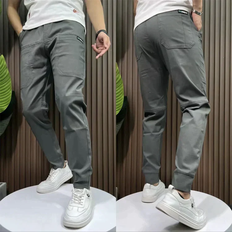 Milo - Slim fit cargo pants with pockets