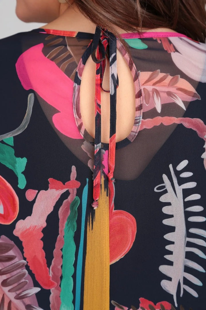 Image of Miranda | Women's Long Sleeve A-Line Midi Dress