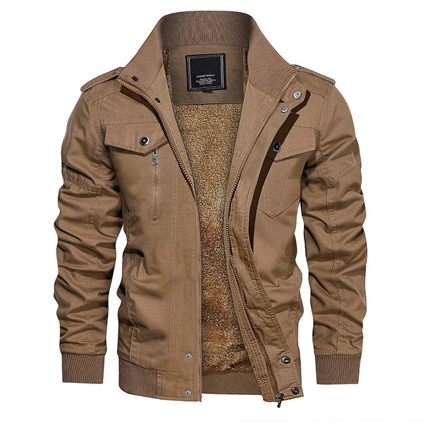 Modern Long Sleeve Aviator Jacket