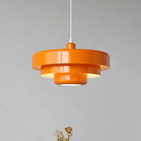 Tiered Metal Pendant Light Fixture