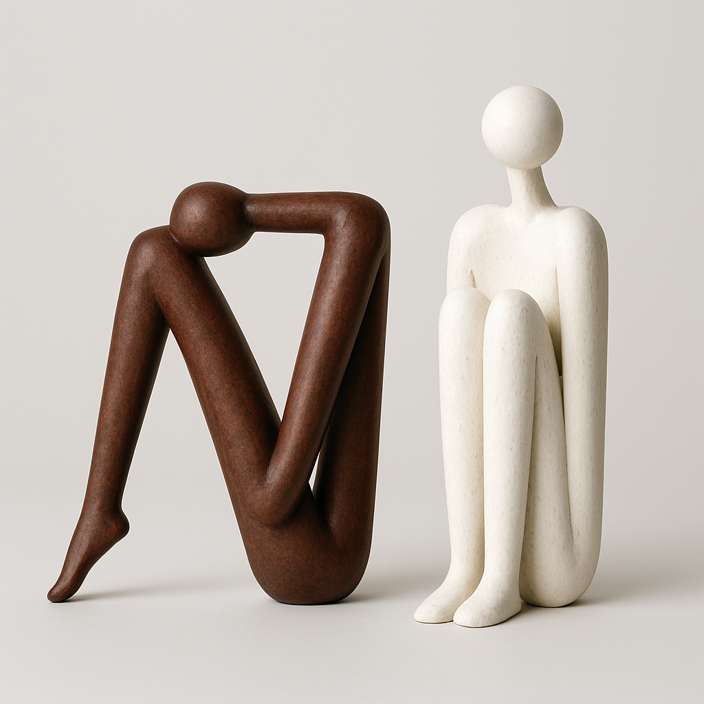 Modern Sculptural Decorative Bookends