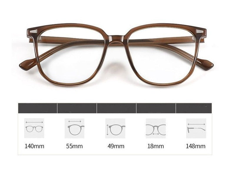 Myopic Prescription Glasses with Blue Light Protection - FocusFrame