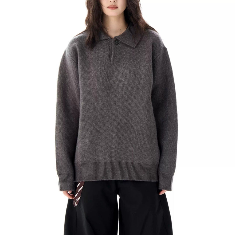 Image of Nancy | Women's Collared Knit Sweater