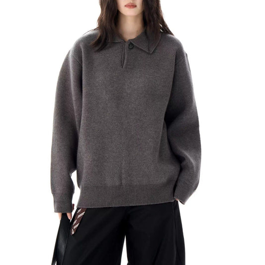 Image of Nancy | Women's Collared Knit Sweater