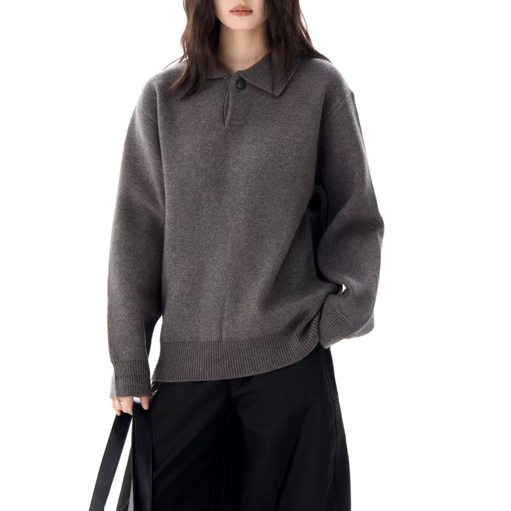 Image of Nancy | Women's Collared Knit Sweater