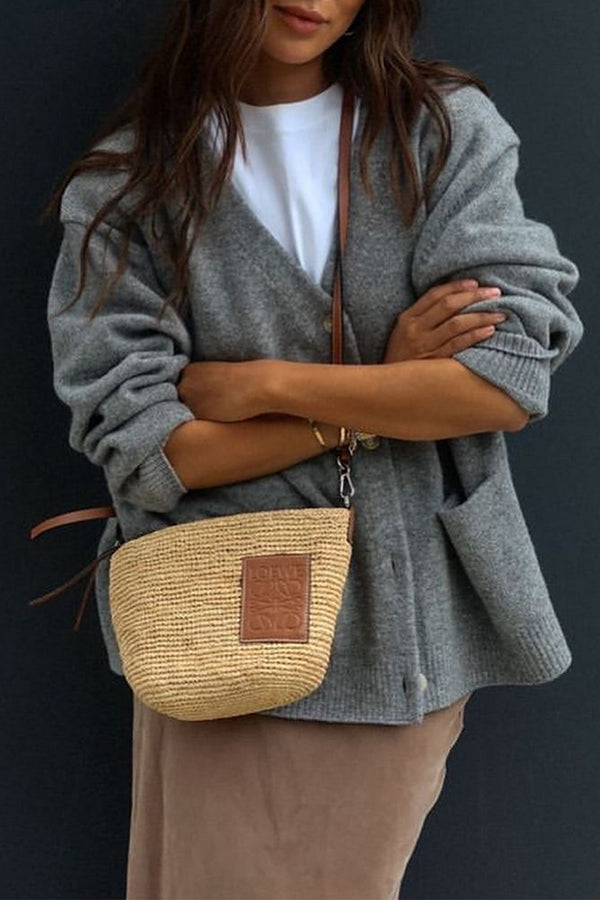 Image of Natalie | Women's V-Neck Button-Front Cardigan