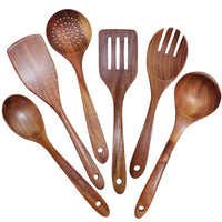 Solid Teak Wood Kitchen Utensil Collection