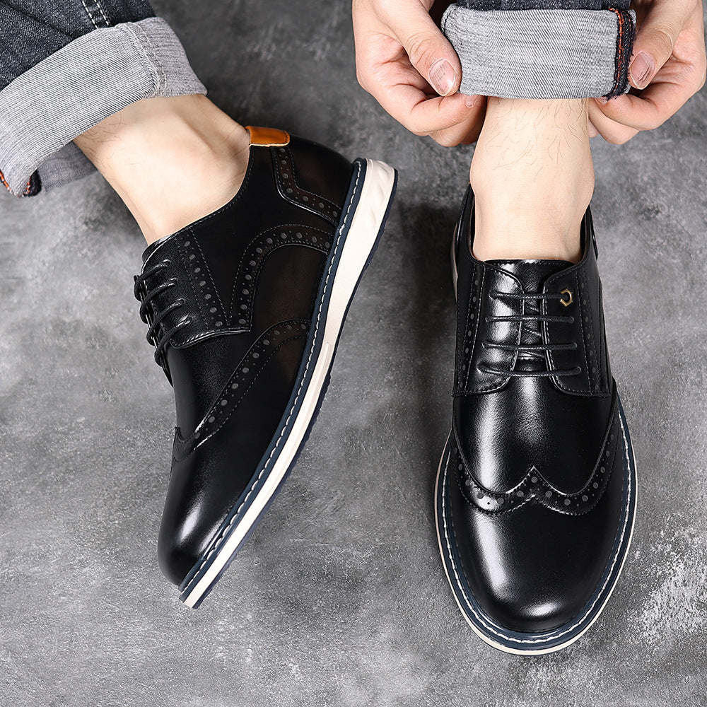 Image of Nevin | Men's Lace-Up Brogues Shoes