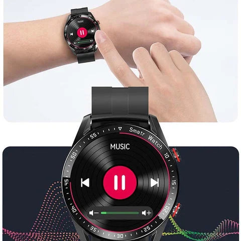 NexPulse Pro Noninvasive Glucose Monitoring Smartwatch 1.45-Inch Display And NFC