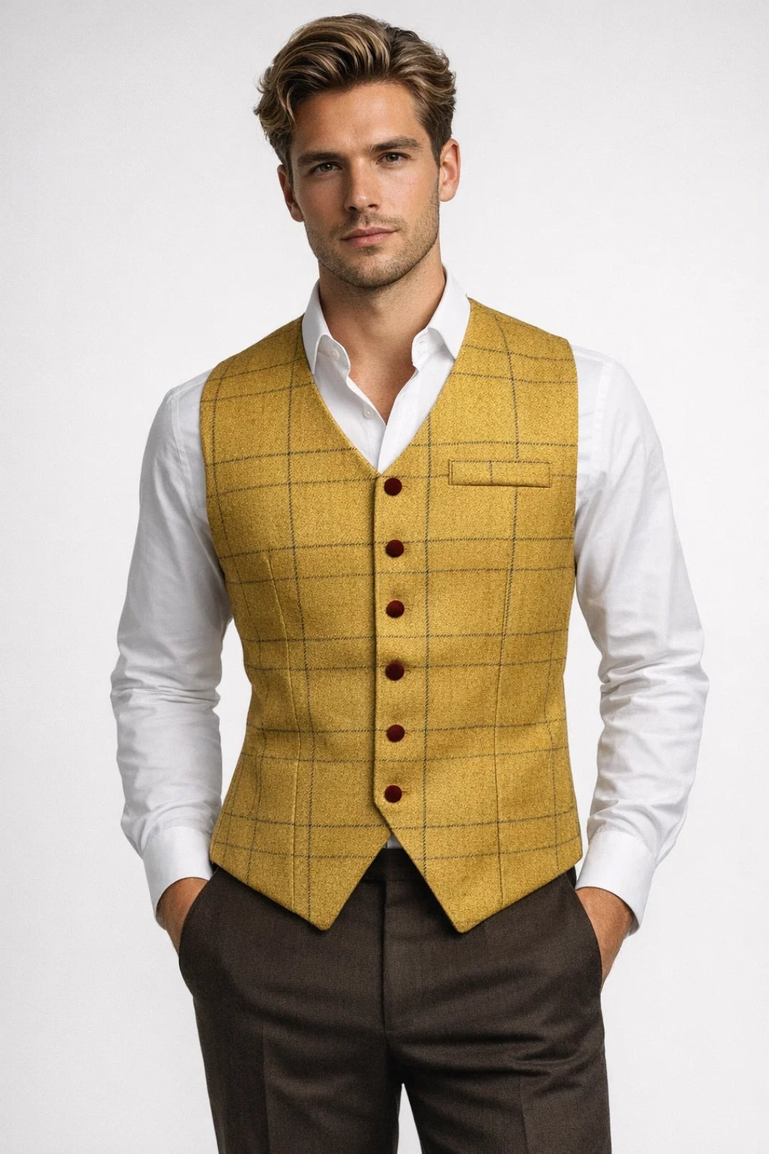 Image of Nicholas | Men's Slim-Fit Dress Vest