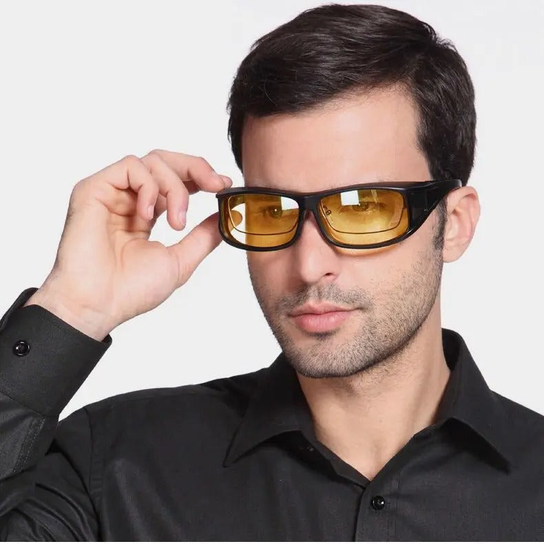 Night Driving Glasses - wear over your regular glasses