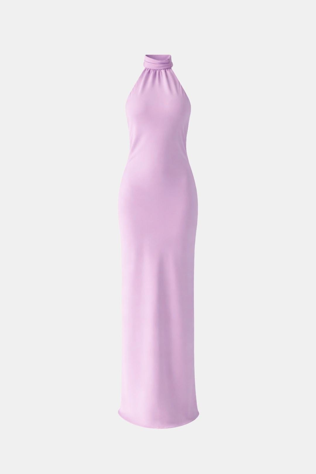 Image of Nina | Women's Sleeveless Halter Maxi Dress
