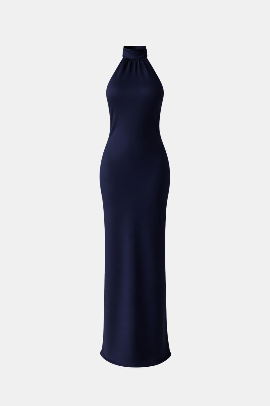 Image of Nina | Women's Sleeveless Halter Maxi Dress
