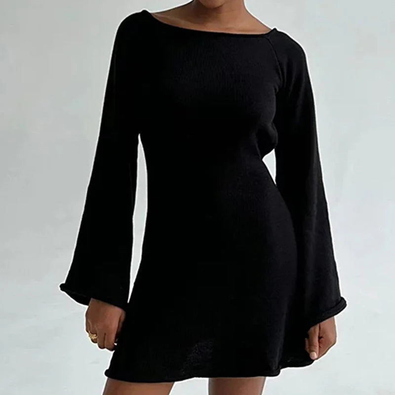 Image of Noelle | Women's Long Sleeve Mini Dress