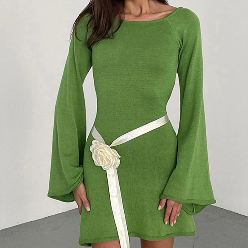 Image of Noelle | Women's Long Sleeve Mini Dress