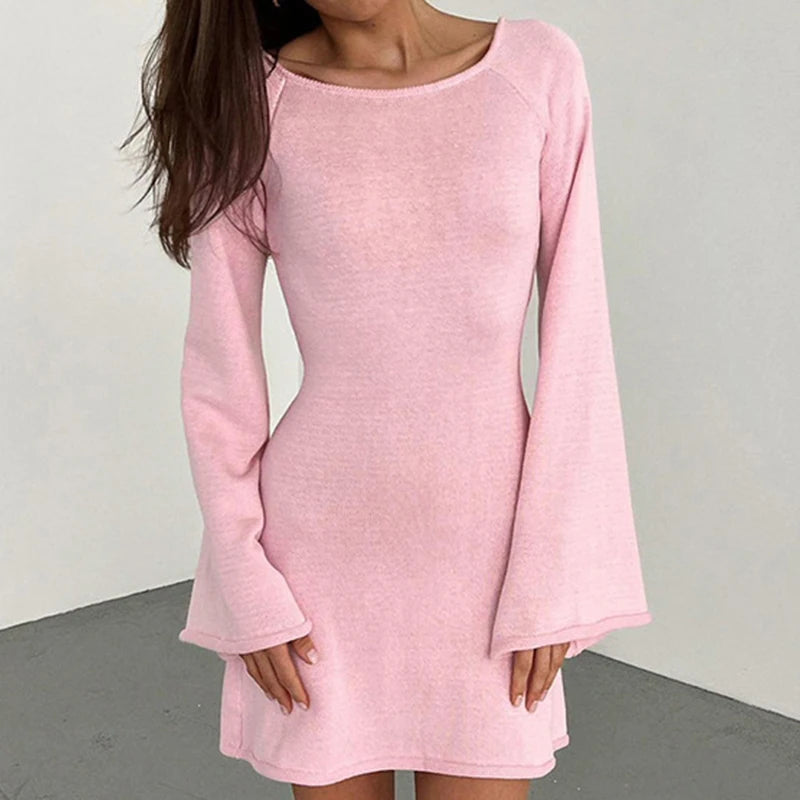 Image of Noelle | Women's Long Sleeve Mini Dress