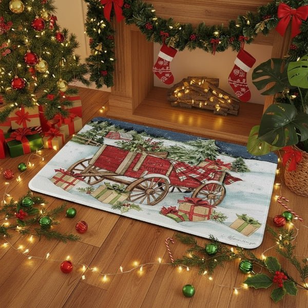 Non-Slip Christmas Doormat