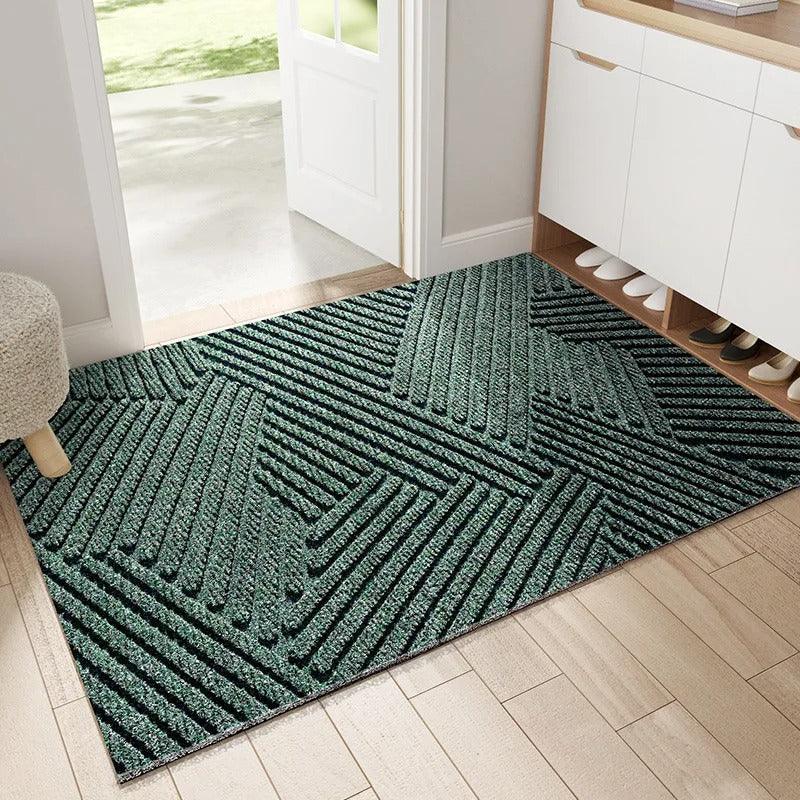 Non-slip doormat with dirt collector