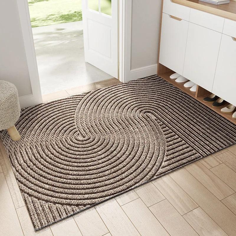 Non-slip doormat with dirt collector