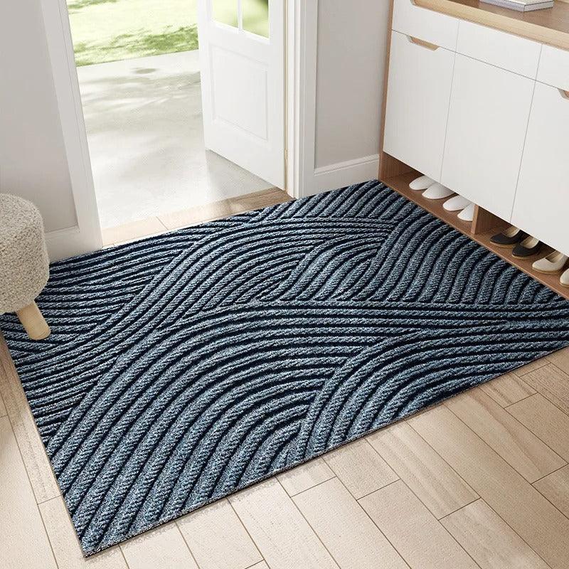 Non-slip doormat with dirt collector