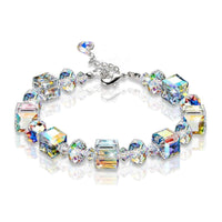Aurora Crystal Beaded Bracelet