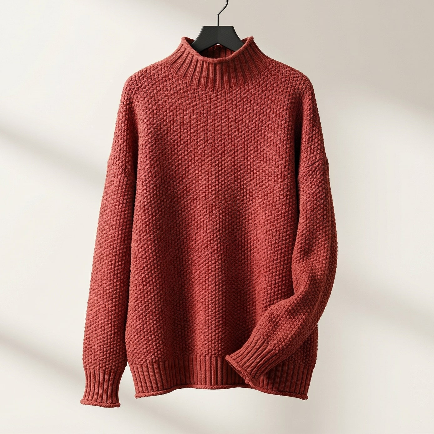 Image of Nora | Women's Mock Neck Long Sleeve Sweater
