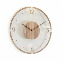 NORDIC CLOCK - Silent wooden wall clock in a minimalist design