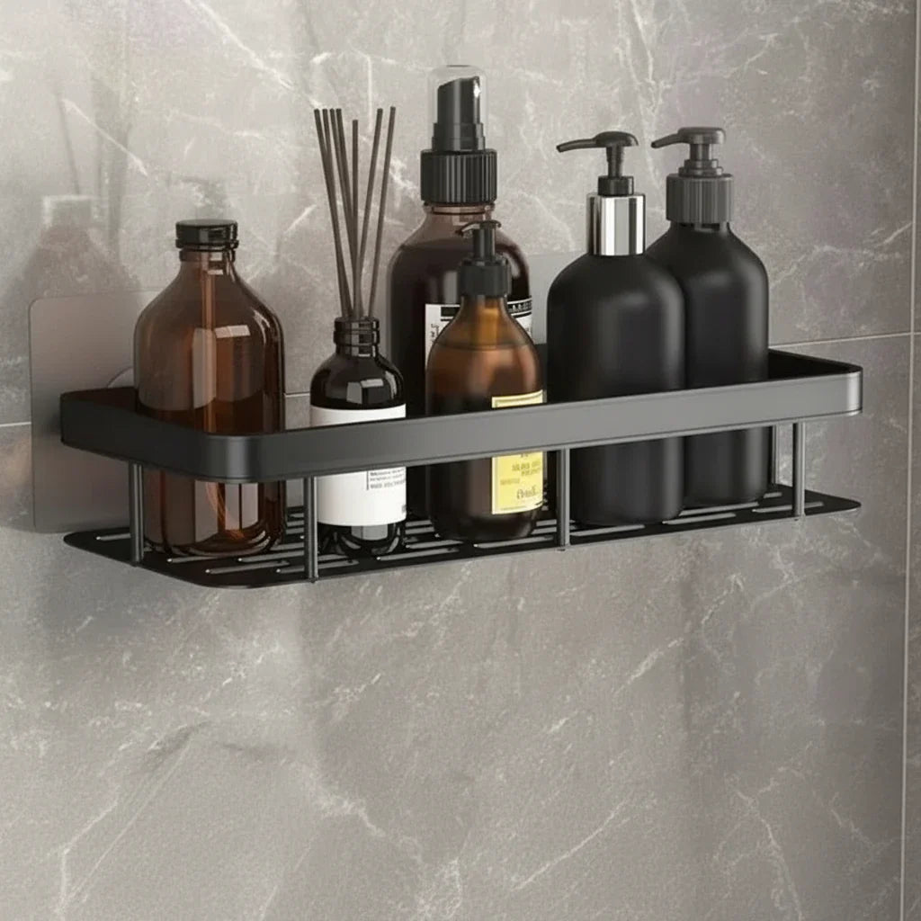 NORDICSHELF - Adhesive Shelf for the Bathroom – Drill-Free & Stylish for Every Bathroom
