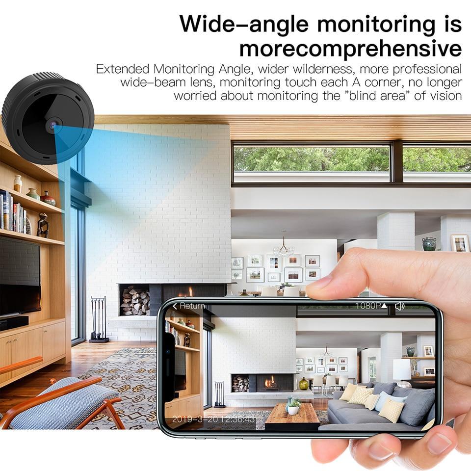 NovaGuard Mini 1080P WiFi Night Vision Camera For Home