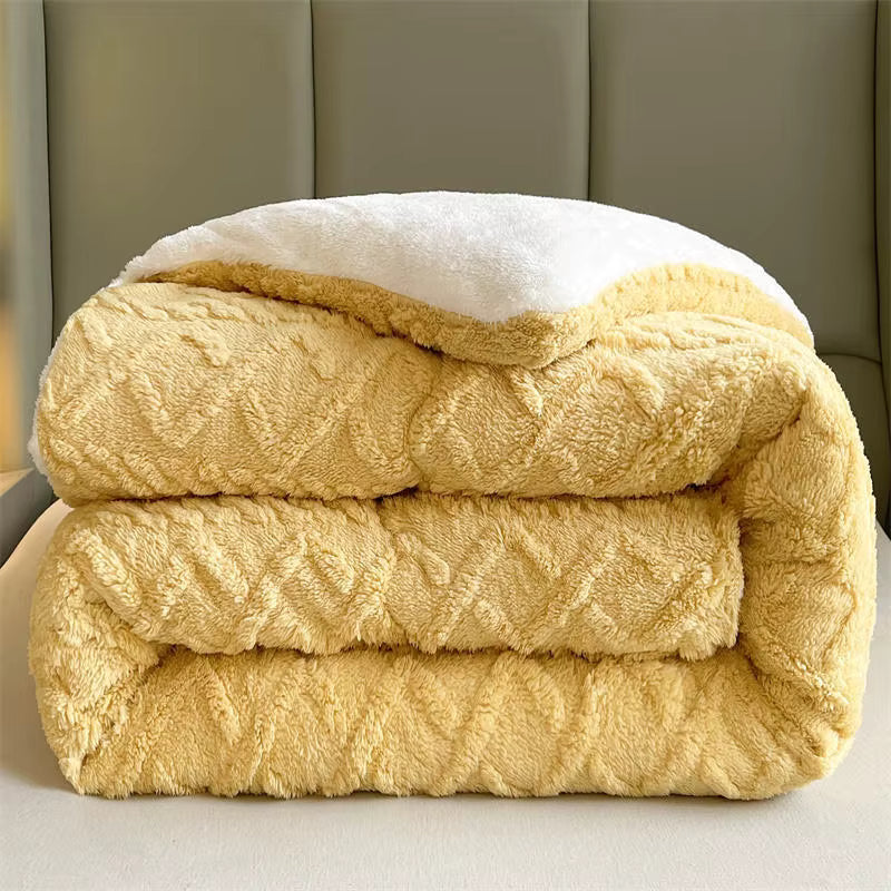 NylaWeave Lamb Cashmere Weighted Blanket Ultra Warm Winter