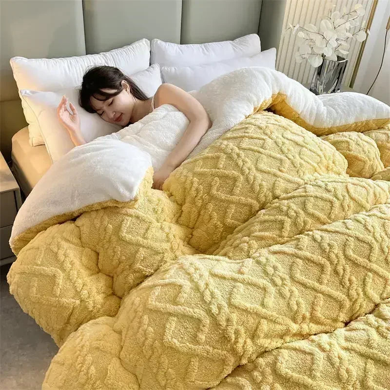 NylaWeave Lamb Cashmere Weighted Blanket Ultra Warm Winter
