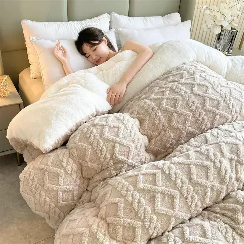 NylaWeave Lamb Cashmere Weighted Blanket Ultra Warm Winter