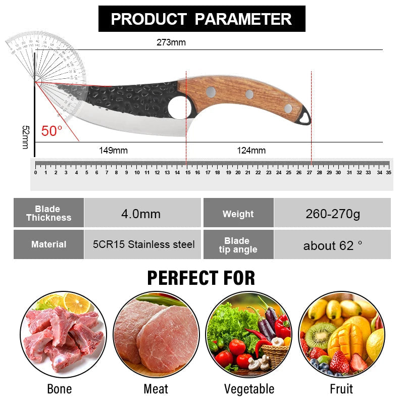 OrionKoi Japanese Handmade Kitchen Knife for Precision Chefs
