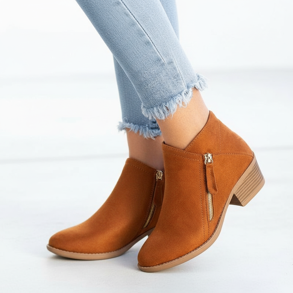 Orthopedic Leather Ankle Boots