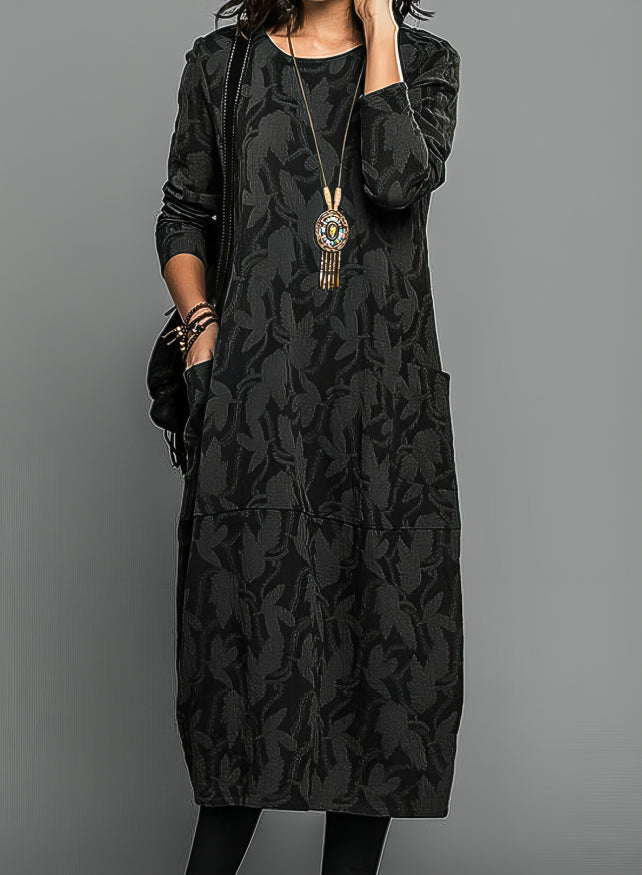 Image of Paige | Women's Long Sleeve Midi Dress