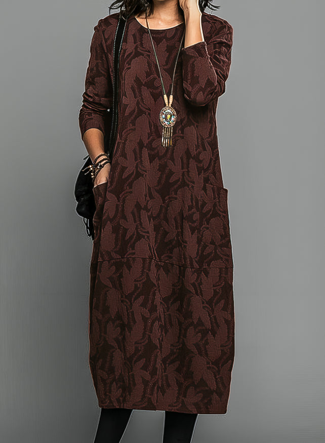 Image of Paige | Women's Long Sleeve Midi Dress