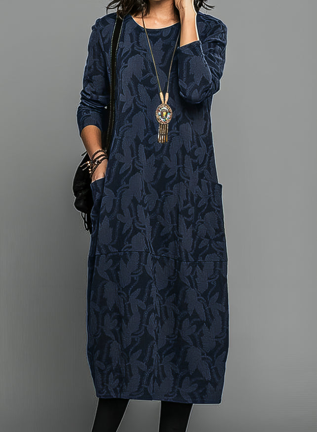 Image of Paige | Women's Long Sleeve Midi Dress