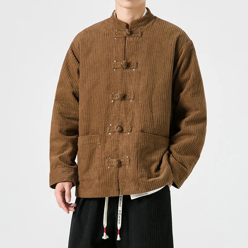 Image of Parker | Men's Mandarin Collar Relaxed Fit Jacket