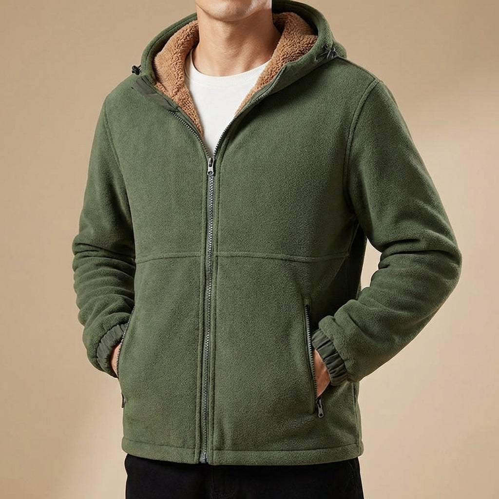 Image of Percy | Men's Hooded Zip-Up Jacket